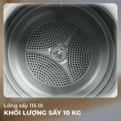 Máy sấy quần áo Rosières 10 kg RILS C10DGR-04 - Nhập khẩu chính hãng