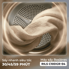 Máy sấy quần áo Rosières 10 kg RILS C10DGR-04 - Nhập khẩu chính hãng