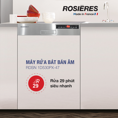 Máy rửa bát bán âm Rosieres 15 bộ