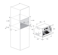Lò nướng kết hợp hấp combi RFVS580X