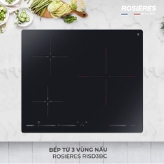 Bếp từ 3 vùng nấu RISD3BC