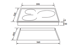 Bếp từ 3 vùng nấu RPI342MM