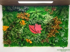 Tường cây cỏ giả