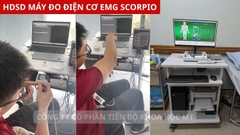 Bàn giao hướng dẫn sử dụng máy đo điện cơ đồ EMG Scorpio – Quy trình chuẩn, vận hành hiệu quả