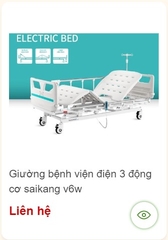 giường bệnh viện điện 3 động cơ saikang-mtmed