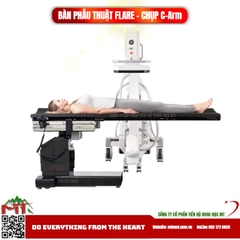 Bàn phẫu thuật mạch máu FLARE chụp C-Arm