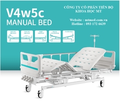 Giường bệnh nhân 4 tay quay chất lượng cao - mtmed