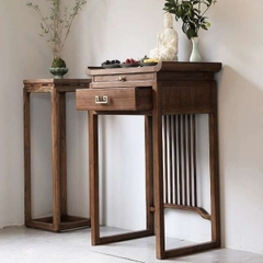 TT03 - Bàn Thờ Gỗ Sồi Tự Nhiên Cao Cấp – Thiết Kế Hiện Đại, Nhỏ Gọn