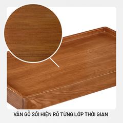 BT09 - Bàn xếp gỗ sồi tự nhiên bền đẹp, tiện lợi, đa năng