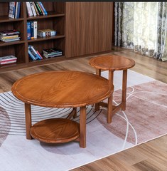 BT10 - Set Bàn Trà Đôi Mặt Tròn To Nhỏ – Sang Trọng, Bền Đẹp