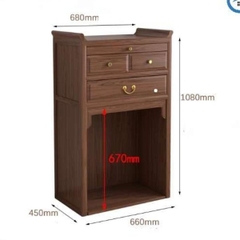 TT02 - Bàn Thờ Gỗ Sồi Tự Nhiên Thiết Kế Hiện Đại, Có Ngăn Bàn Kéo Và Hộc Tủ Để Đồ Tiện Lợi