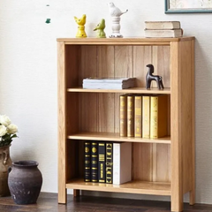 D02 - Kệ sách đa năng gỗ sồi tự nhiên nhỏ gọn, bền chắc trang trí nhà