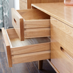 TV02 - Kệ Tivi Gỗ Sồi Tự Nhiên Thiết Kế Hiện Đại, Nhỏ Gọn Cho Nhà Phố, Căn Hộ