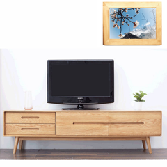 TV02 - Kệ Tivi Gỗ Sồi Tự Nhiên Thiết Kế Hiện Đại, Nhỏ Gọn Cho Nhà Phố, Căn Hộ