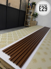 Lam gỗ nhựa 4 sóng thấp ốp tường trần nội thất 152x12x2900 (nhiều màu)