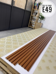 Lam gỗ nhựa 4 sóng thấp ốp tường trần nội thất 152x12x2900 (nhiều màu)