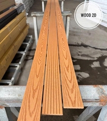 Thanh gỗ nhựa ngoài trời đa năng 145x10x2900 và 71x10x2900 mm (nhiều màu)