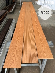 Thanh gỗ nhựa ngoài trời đa năng 145x10x2900 và 71x10x2900 mm (nhiều màu)