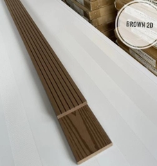 Thanh gỗ nhựa ngoài trời đa năng 145x10x2900 và 71x10x2900 mm (nhiều màu)