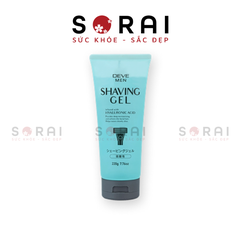Gel cạo râu Kumano Deve dưỡng ẩm, làm mềm râu tuýp 220g