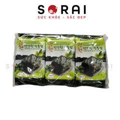 Rong biển ăn liền set 3 túi Hàn quốc 3/25
