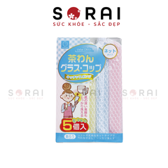 Miếng rửa bát bọc lưới set 5 Kokubo Nhật Bản