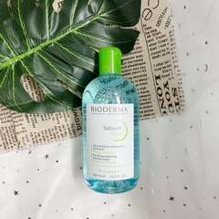 Nước tẩy trang Bioderma Pháp dành cho da dầu, mụn 500 ml (xanh)