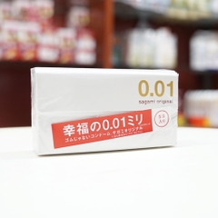 Bao cao su Sagami Original 0.01 Nhật Bản siêu mỏng (5 cái)