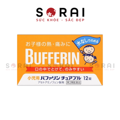 Viên hạ sốt, đau đầu Bufferin cho bé từ 3 tuổi 12 viên
