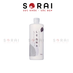 Nước hoa hồng tía tô Dokudami Perilla Natural Skin Lotion Nhật Bản 500ml