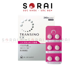 Viên uống trị nám trắng da Transino Ex 240 viên mẫu mới