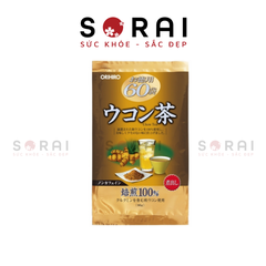 Trà nghệ Ukon giải độc gan ORIHIRO Nhật Bản 60 gói