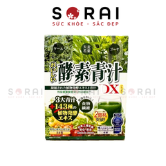 Bột nước ép rau củ tổng hợp Japan Gals cung cấp chất sơ, vitamin cho cơ thể 3g x 24 gói