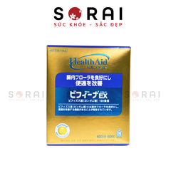Men vi sinh Bifina Health Aid Ex bổ sung lợi khuẩn, hỗ trợ tiêu hóa Nhật bản 60 ngày