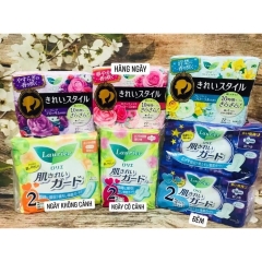 Set băng vệ sinh Laurier Nhật Bản ban đêm có cánh