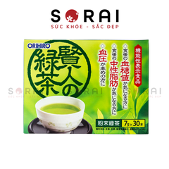 Trà xanh giảm mỡ, đường trong máu Orihiro Sage Nhật Bản 30 gói