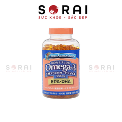Viên uống Pure Omega Alaska bổ sung Omega 3 Nhật Bản hộp 450 viên