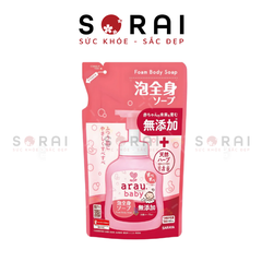 Sữa tắm Arau baby Saraya Nhật Bản túi 400ml P20