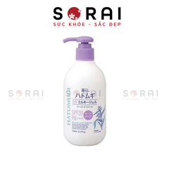Sữa dưỡng thể Hatomugi dưỡng ẩm và nâng tông da SPF 31+ chai 250ml