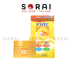 Gel dưỡng ẩm Rohto CC Melano dưỡng trắng, giảm đốm nâu Nhật Bản 100g
