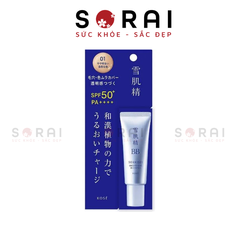 Kem nền BB Kose Sekkisei chống nắng che khuyết điểm da sáng (tone 01)