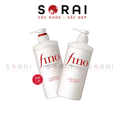Dầu gội Fino Nhật Bản dưỡng ẩm suôn mượt 550ml/ chai