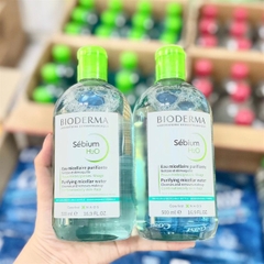 Nước tẩy trang Bioderma Pháp dành cho da dầu, mụn 500 ml (xanh)