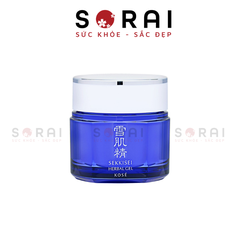 Lõi mặt nạ ngủ Kose Sekkisei Herbal Gel Nhật Bản 79ml