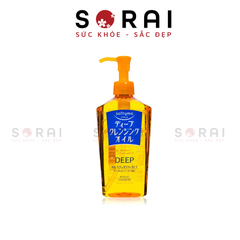 Dầu tẩy trang Kose Softymo Deep Cleansing Nhật Bản làm sạch sâu chai 230ml (vàng đậm)