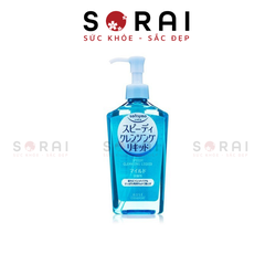 Dầu tẩy trang Kose Softymo Speedy cleansing Nhật Bản làm sạch nhanh chai 230ml (xanh)