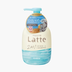 Dầu gội, dầu xả mẹ bé Latte Kracie dưỡng ẩm, phục hồi tóc 490ml 2y+