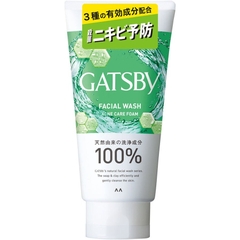 Sữa rửa mặt Gatsby Facial Wash Acne Care Foam tuýp 130g - trị mụn