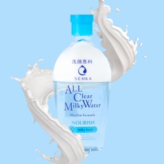 Nước tẩy trang Senka Nhật Bản 2 lớp làm sạch sâu chai 230ml