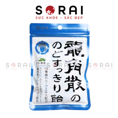 Kẹo ngậm ho giảm đau rát họng Ryukakusan Nhật Bản 88gr